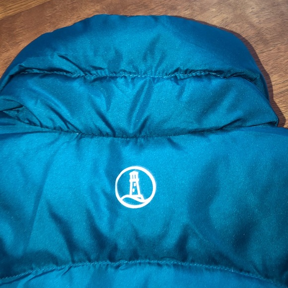 Lands’ End Teal Down Vest - Picture 6 of 8